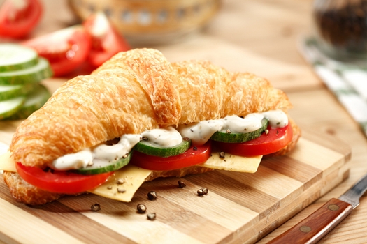 Cheesy Veg Croissant