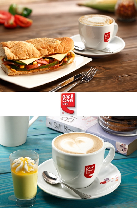 Feasty Filler (Non-Veg Sandwich + Cappuccino) & Fun Filler {Dessert Shot & Cappuccino}