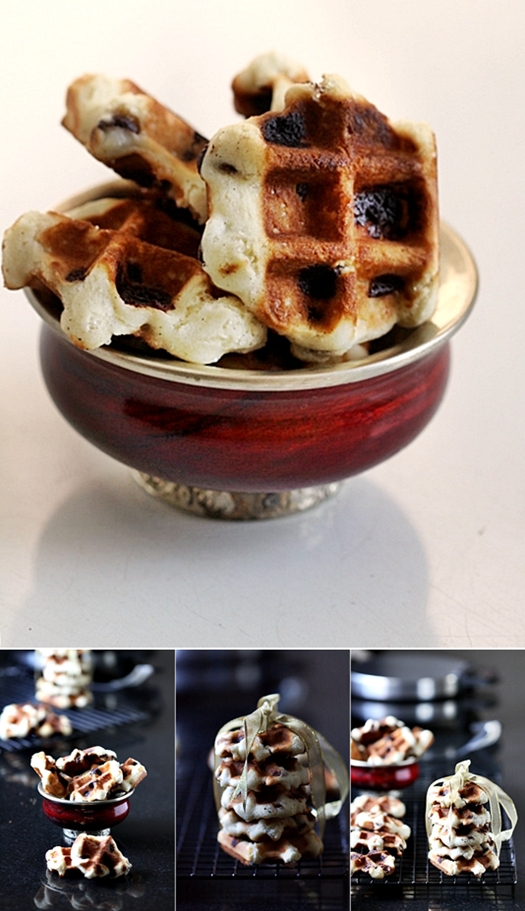 Vanilla Bean Chocolate Chip Wookies or Waffle Cookies