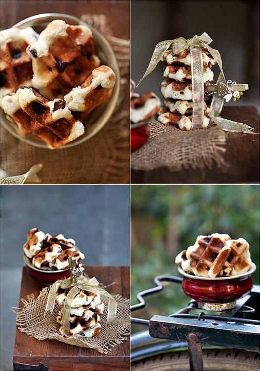 Vanilla Bean Chocolate Chip Wookies or Waffle Cookies