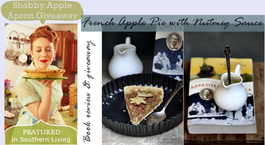 French Apple Pie with Nutmeg Sauce