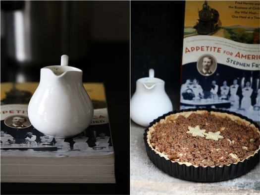 French Apple Pie with Nutmeg Sauce