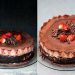 Chocolate Bavarian Mousse Strawberry Cake