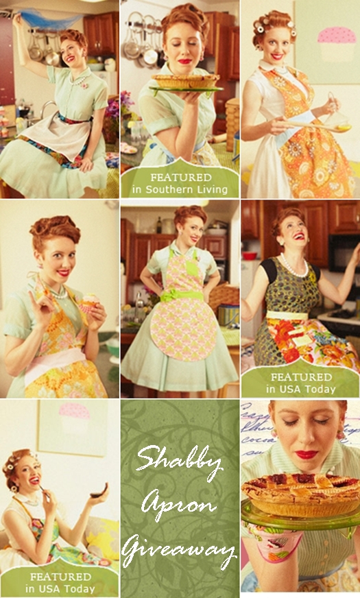 shabby apron giveaway