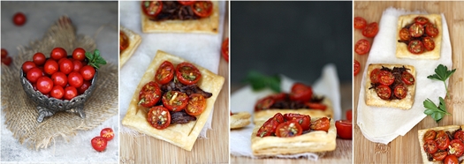 Cherry Tomato & Caramelised Onion Tartlettes