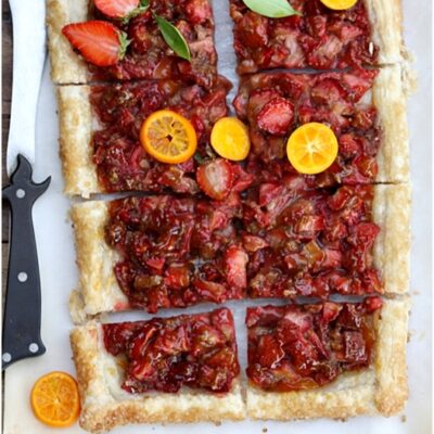 Baking| Strawberry Orange Rough Puff Pastry Tart ... feeding the hungry blog! Strawberry Orange Rough Puff PastryTart