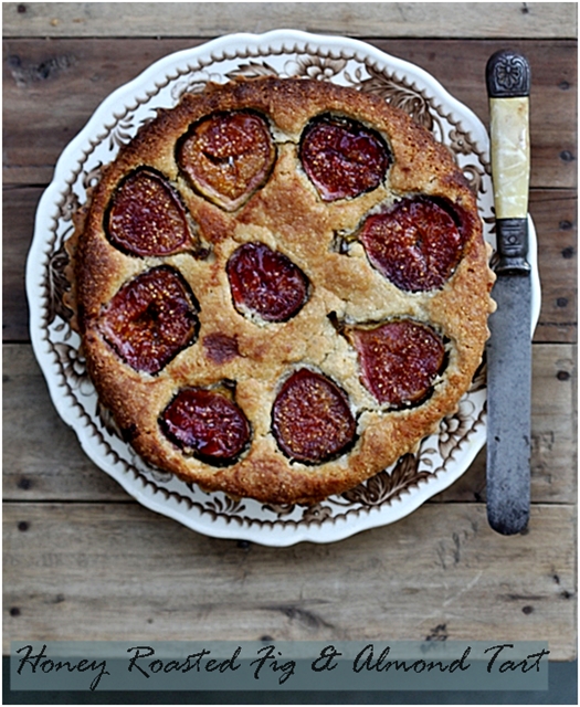 Honey Roasted Fig & Almond Tart