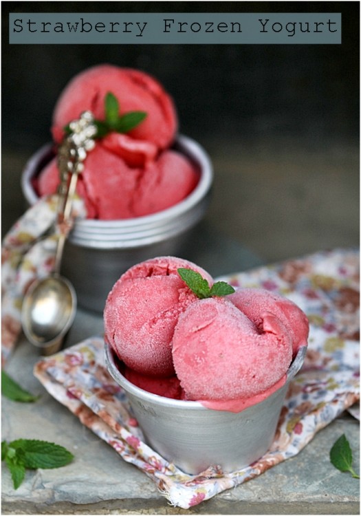Strawberry Frozen Yogurt