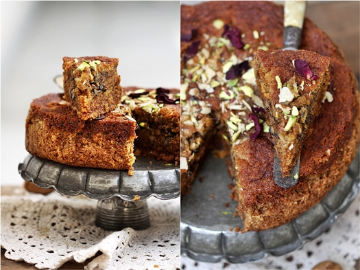 Armenian Nutmeg Walnut Cake