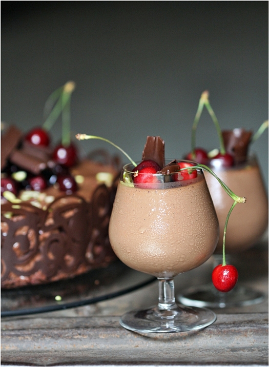 Dark Chocolate Mousse.