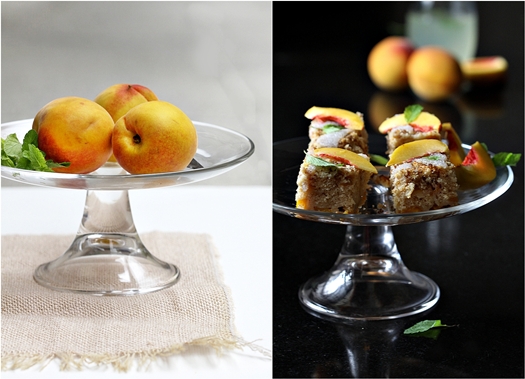 Fresh Peach Streusel Coffee Cake