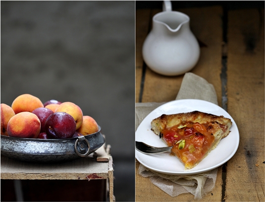 Rustic Peach 'n Plum Summer Galette