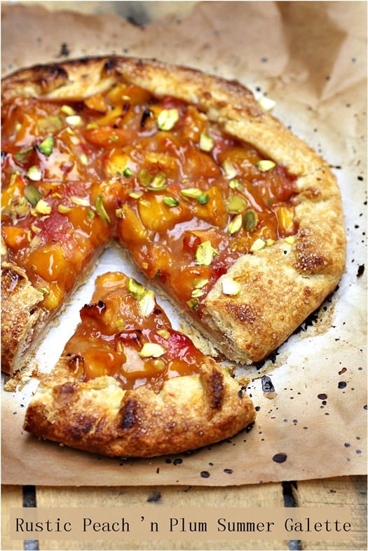 Rustic Peach 'n Plum Summer Galette