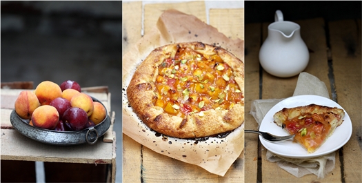 Rustic Peach ‘n Plum Summer Galette