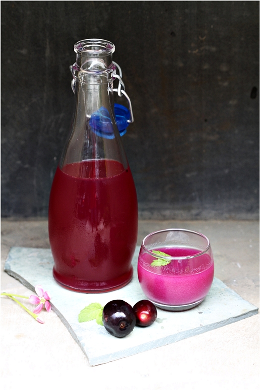 Wild Indian java plum {jamun} sherbet