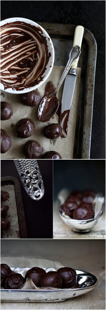 Date, Prune & Walnut Chocolate Truffles 