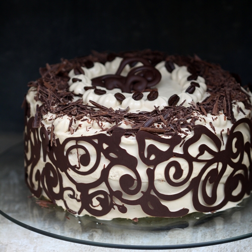 Baking | Coffee & Vanilla Bean Layered Cake ...Happy Birthday to me ...