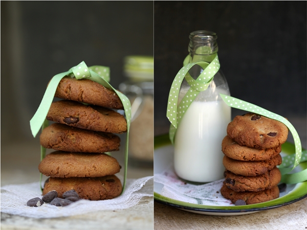 Whole Wheat Chocolate Chip Cookies with Smoked Sea Salt