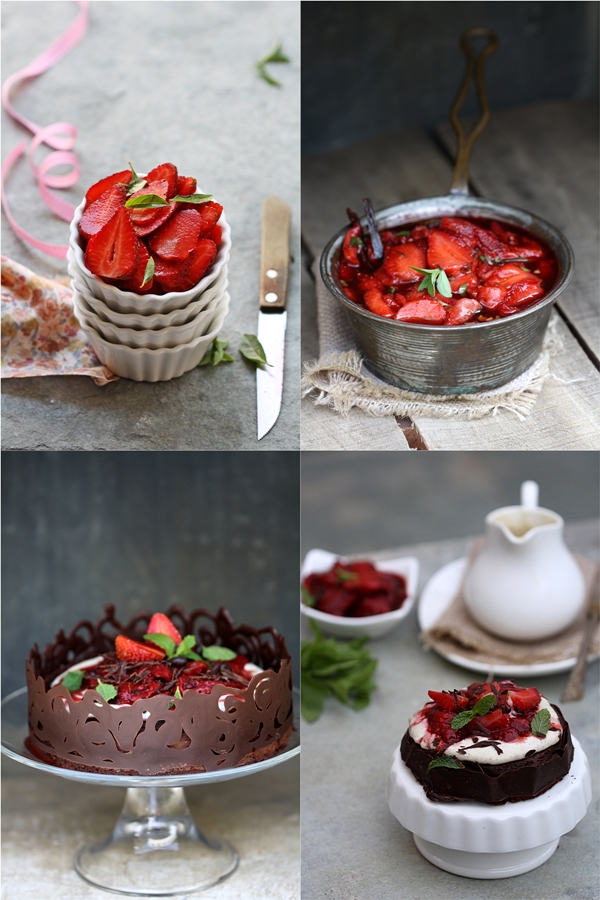 Bittersweet Fallen Chocolate Gateau 