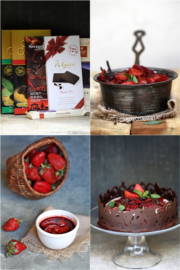 Bittersweet Fallen Chocolate Gateau 