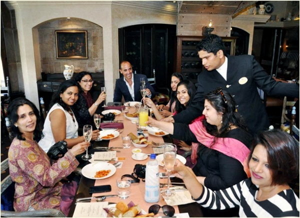 With Chef David Rocco, ITC Maurya, New Delhi 