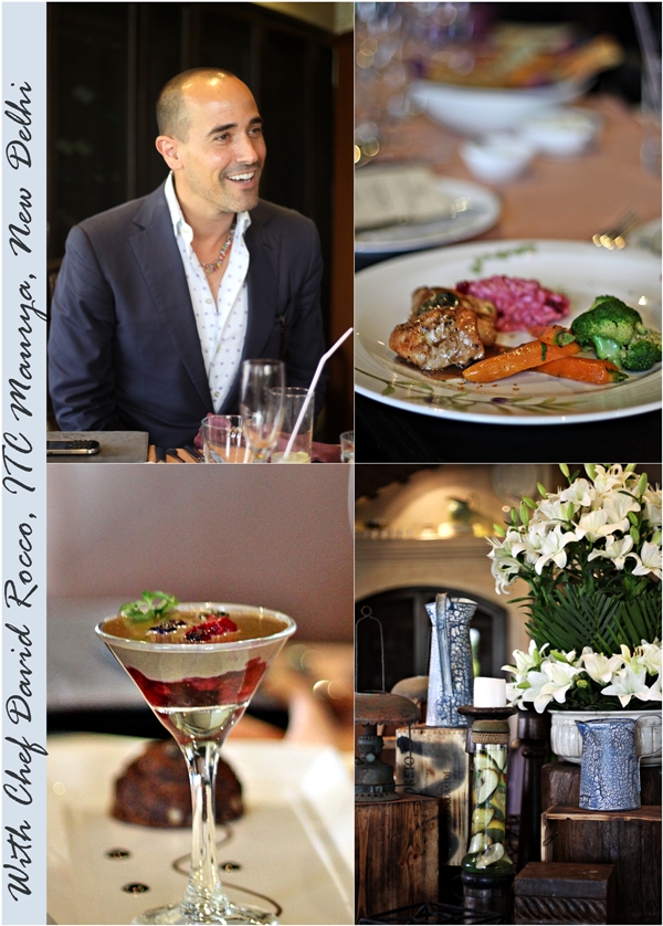 With Chef David Rocco, ITC Maurya, New Delhi