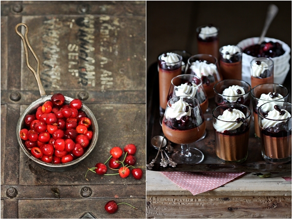 Dark chocolate mousse 