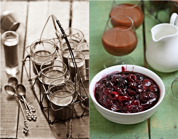 Dark chocolate mousse