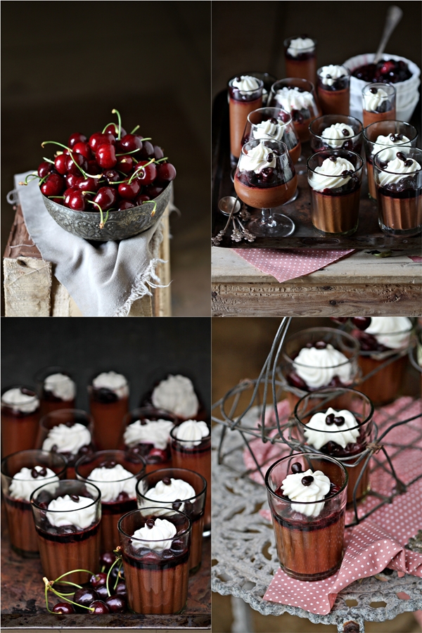 Dark chocolate mousse 