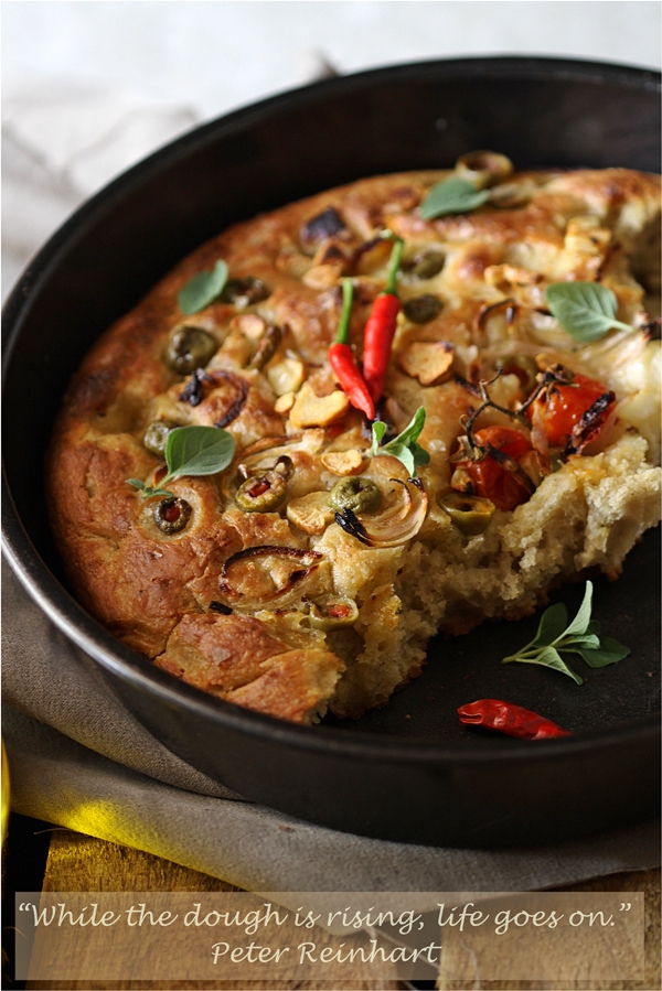 Whole wheat foccacia 