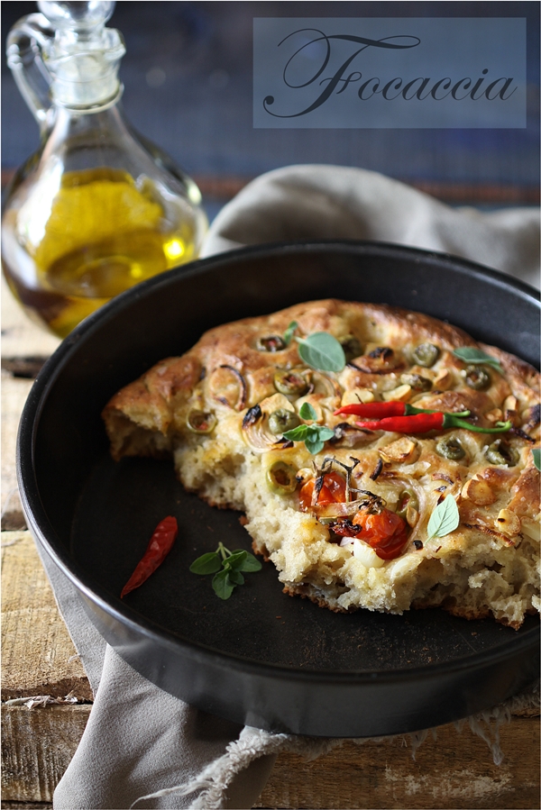 Whole wheat foccacia
