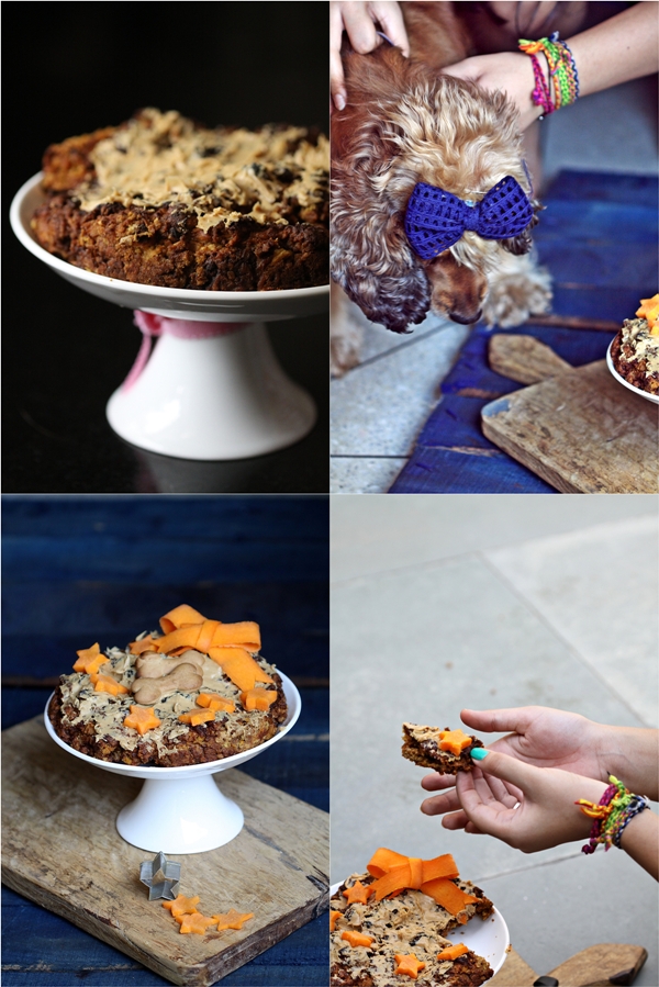 Doggie birthday cake 