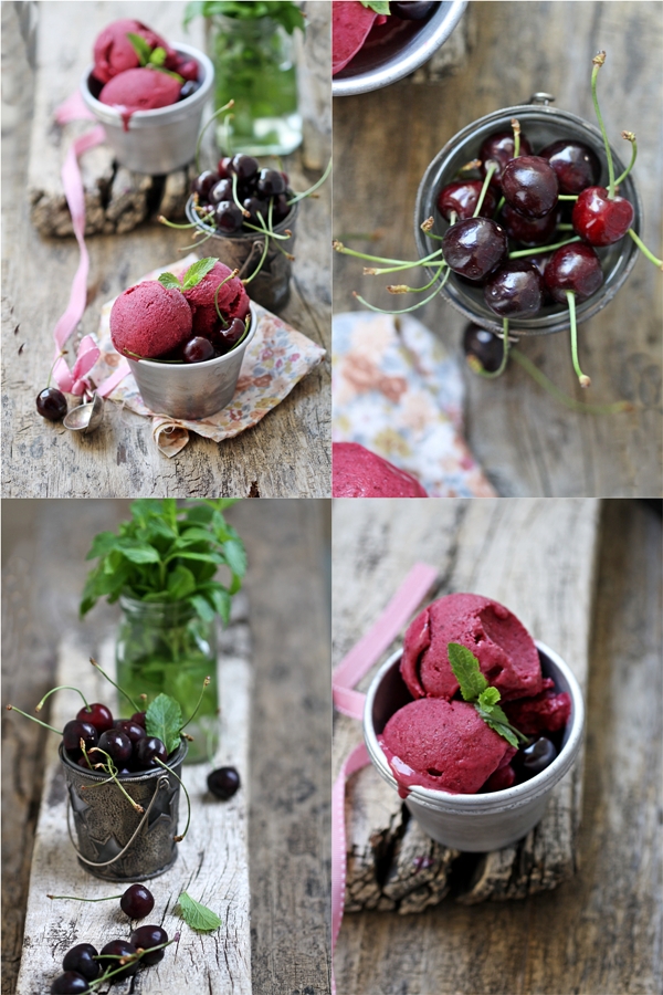 Fresh Cherry Frozen Yogurt 