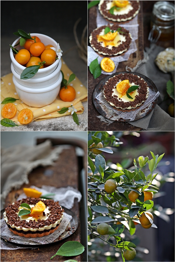 Dark Chocolate Orange Yogurt Eggless Cheesecake 