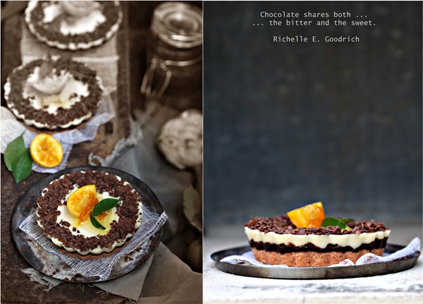 Dark Chocolate Orange Yogurt Eggless Cheesecake 4