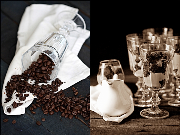 Chocolate Cake & Coffee Patisserie Cream Trifles 