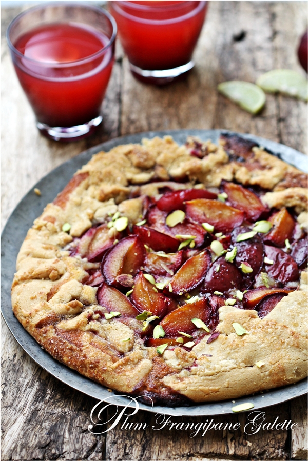 Wholewheat Plum Frangipane Galette