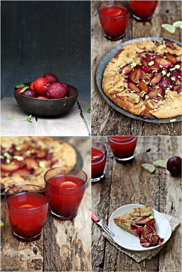 Wholewheat Plum Frangipane Galette 