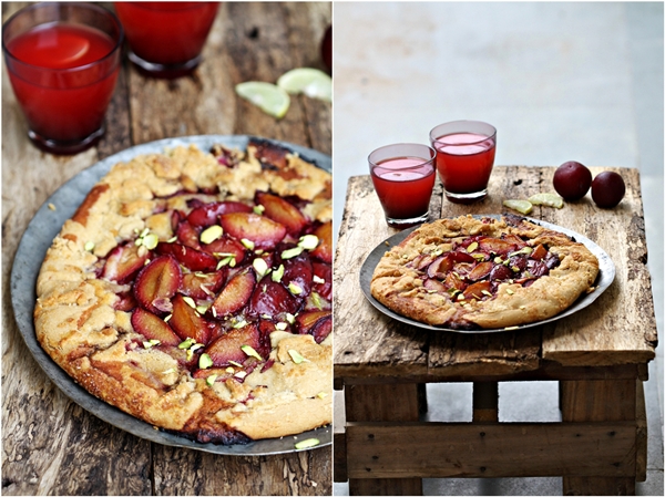 Wholewheat Plum Frangipane Galette 
