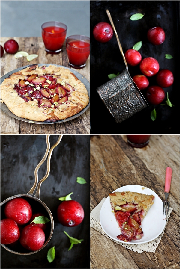Wholewheat Plum Frangipane Galette 