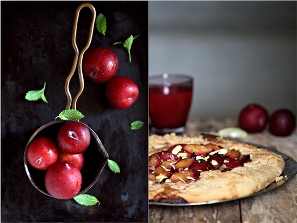 Wholewheat Plum Frangipane Galette