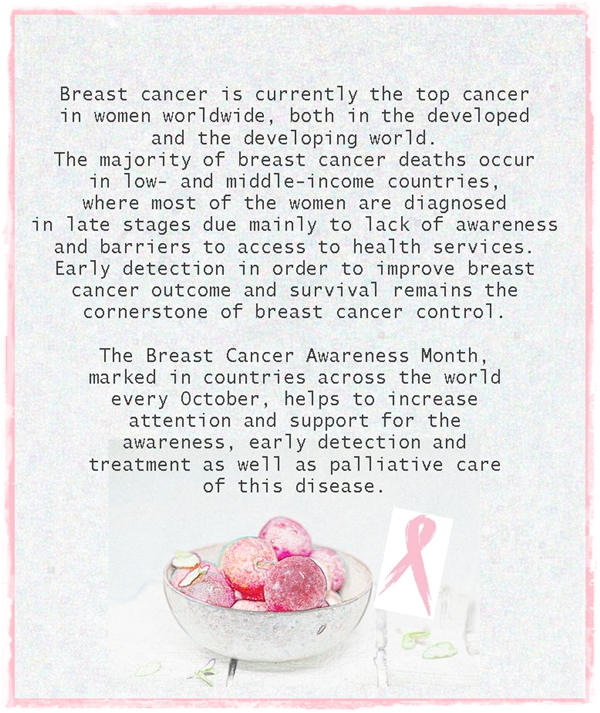 PINK, Breast cancer awareness month, October