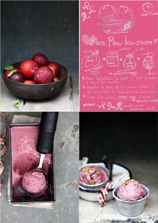 Plum Ice Cream 
