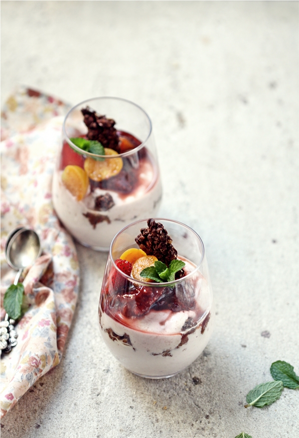 Strawberry & Cape Gooseberry Quark Mousse vintage