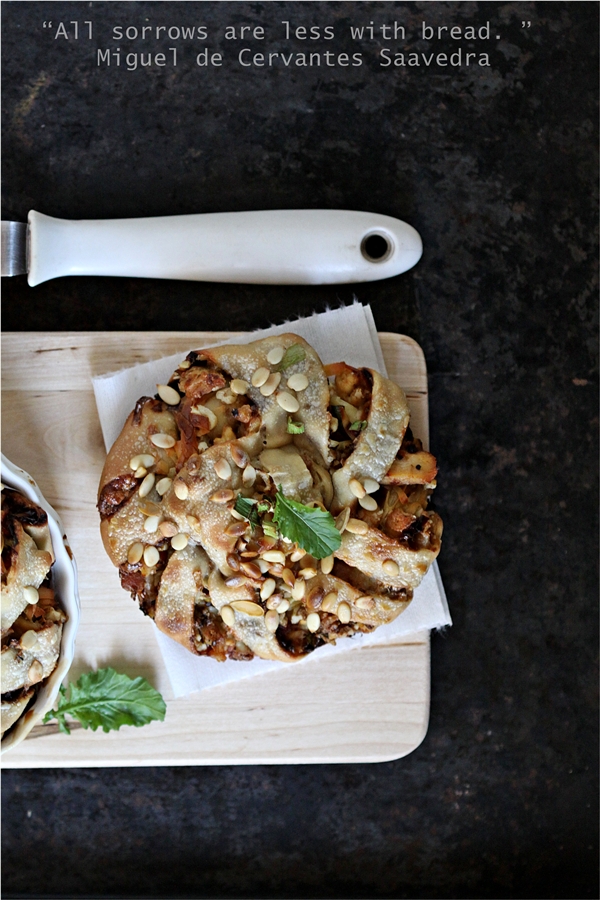 Savoury Whole Wheat Twisted Buns 2