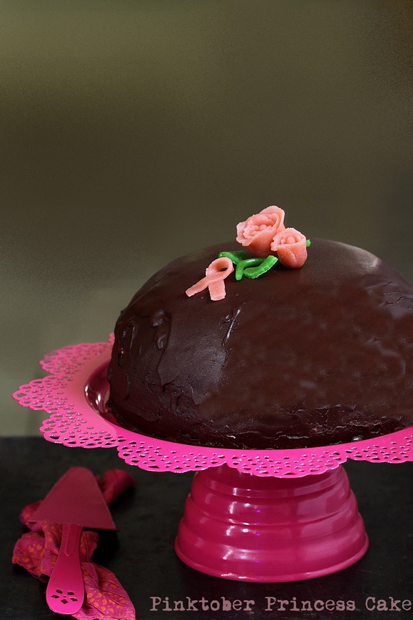 Pinktober Princess Cake,  Prinsesstårta