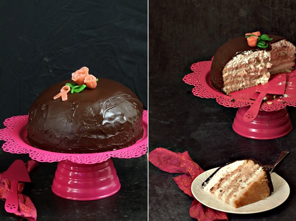 Prinsesstårta, Princess cake for Pinktober