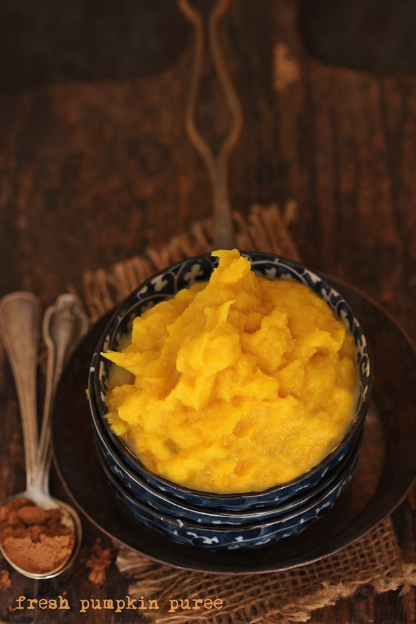 fresh pumpkin puree