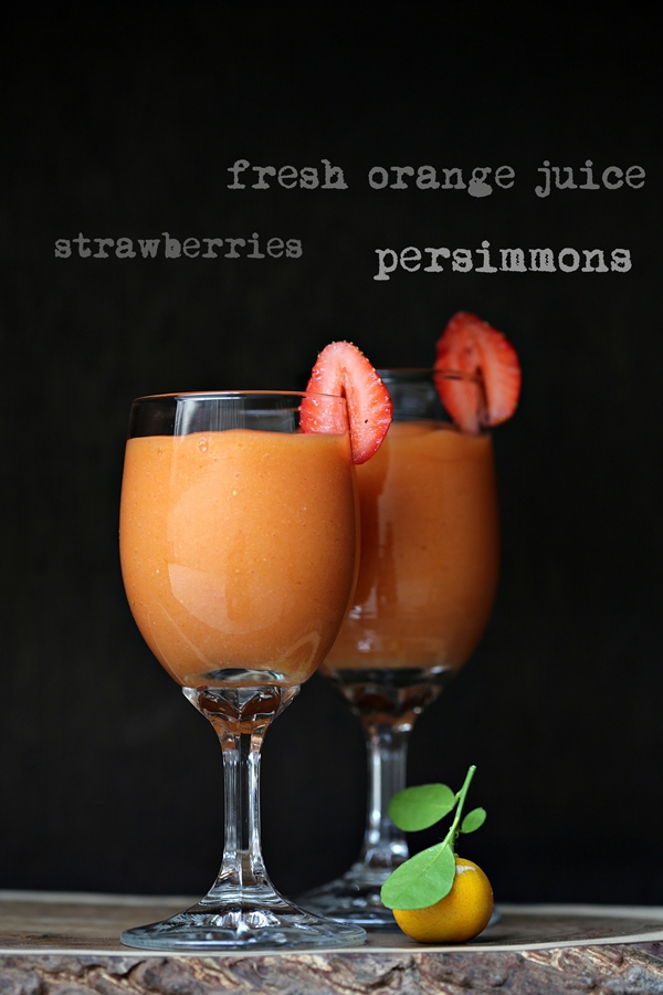 Persimmon smoothie