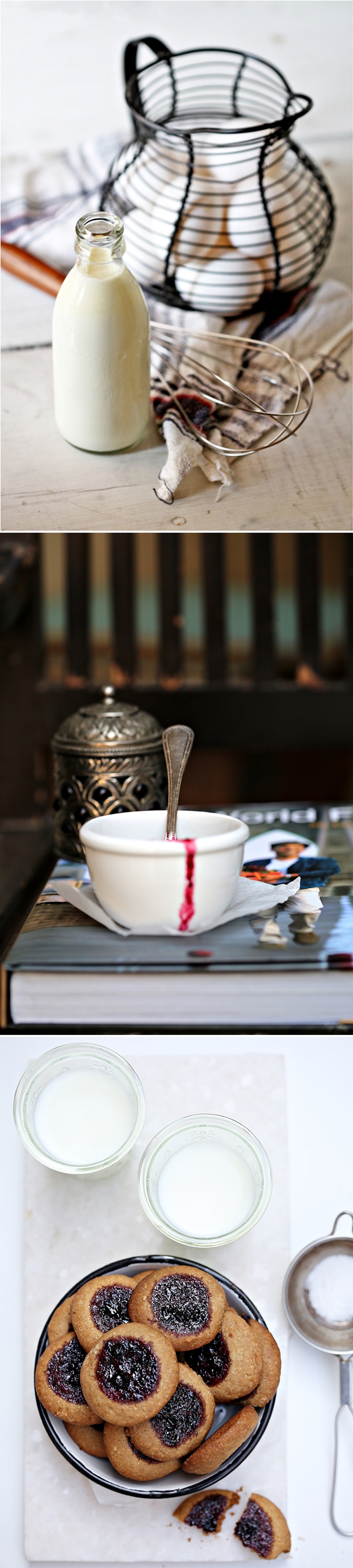 World Feast by Vikas Khanna,Lingonberry Thumbprint Cookies 